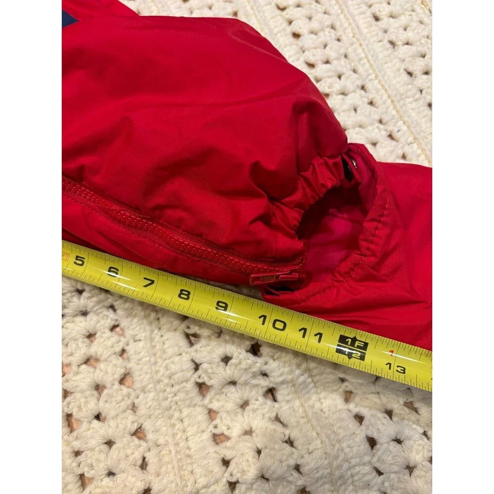 Baby Oshkosh b’gosh Snowsuit colorblock 90s attached feet mittens 18 24 12 mths